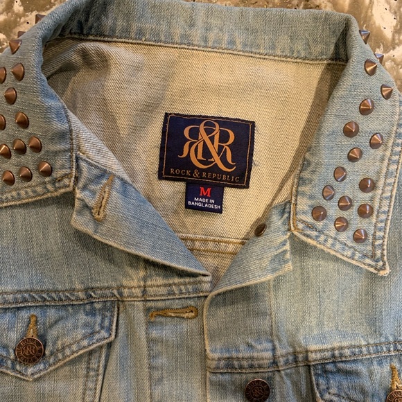 Rock & Republic studded denim vest - Picture 3 of 4